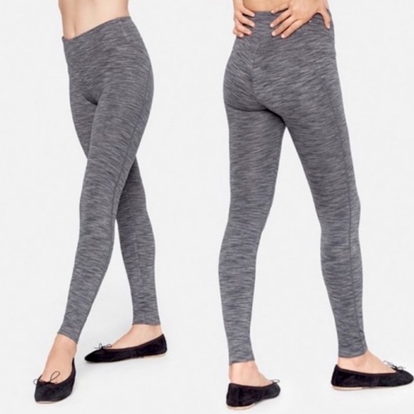 A.P.C X Outdoor Voices Rare Seamless Leggings Charcoal Gray AW16 - Picture 11 of 11